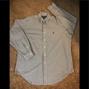 Ralph Lauren plaid button down sz 16